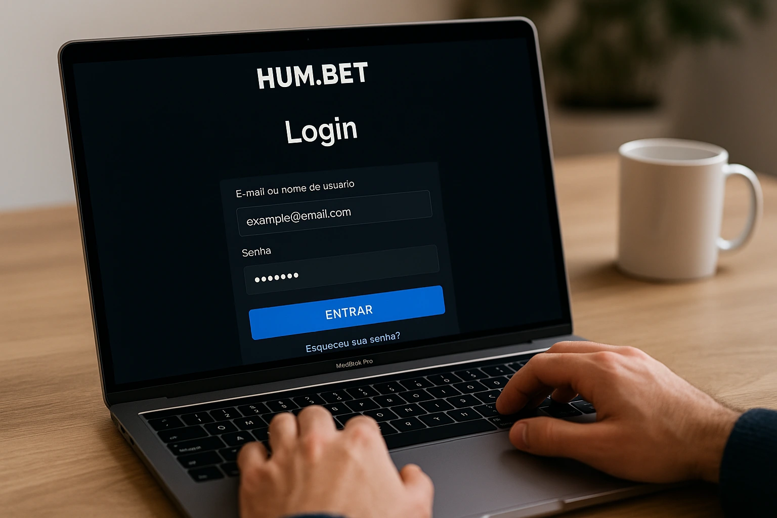 Não Perca tempo, o rRgistro na site HUM.BET